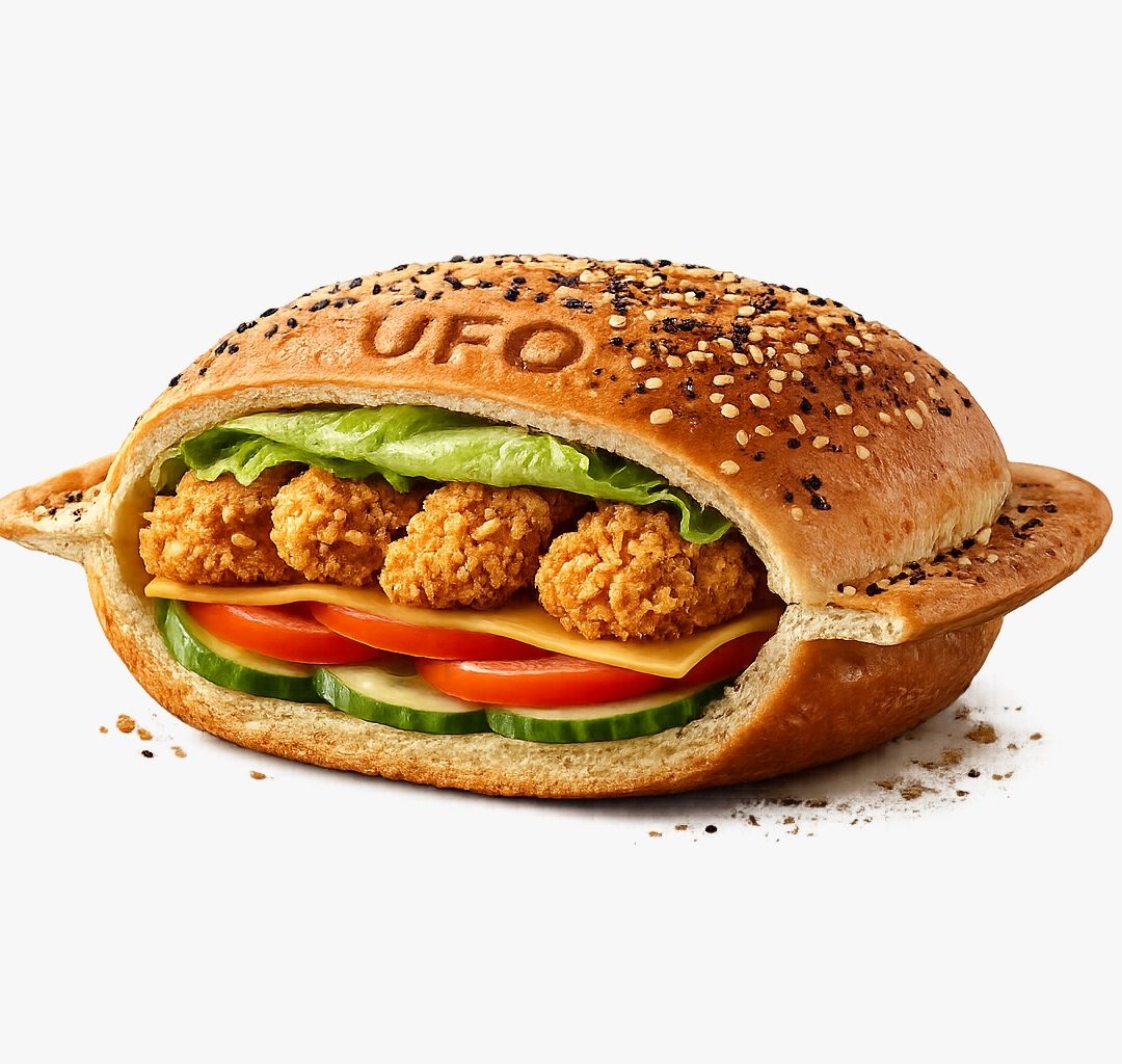 Crunchy Chicken UFO Burger